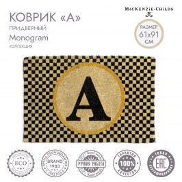 ПРИДВЕРНЫЙ КОВРИК «A» Monogram 349-14013